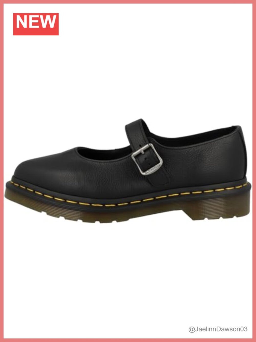 Leather Mary Jane Flats with Goodyear Welted Sole
